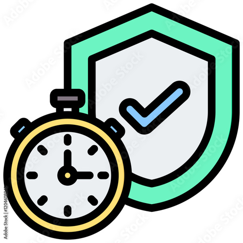 Promptness Outline Color Icon