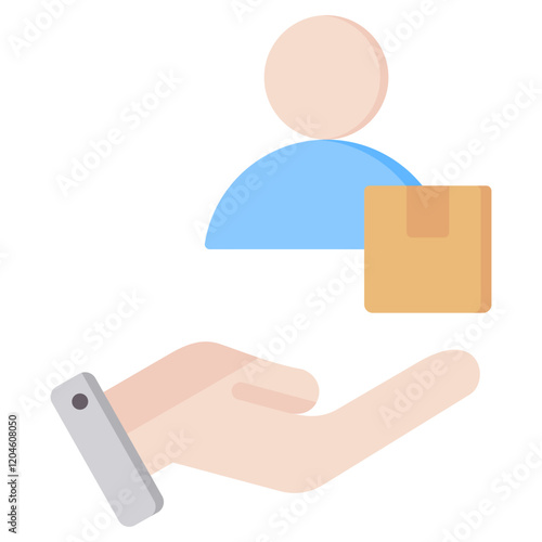 Customer Management Flat Icon