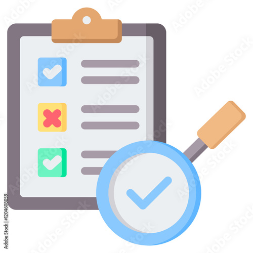 Evaluation Flat Icon