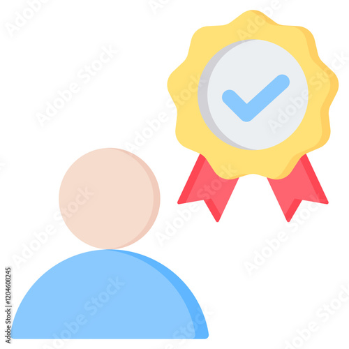 Credibility Flat Icon