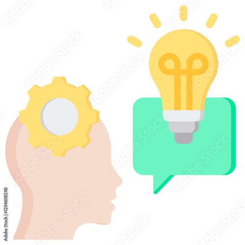 Creative Communication Flat Icon