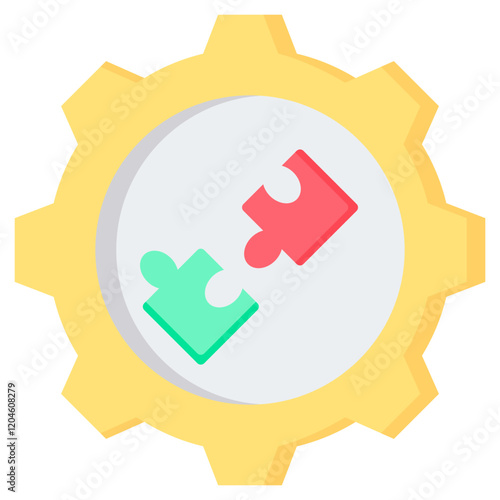 Solution Management Flat Icon