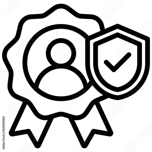 Trustworthiness Outline Icon