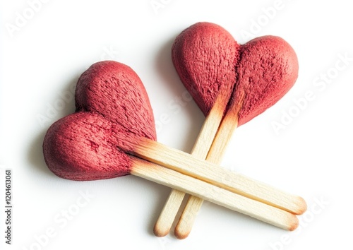 In the backdrop of February's love, hearts match and burn, a testament to amor's blush and the sparks of Eros and Cupid's arrows.