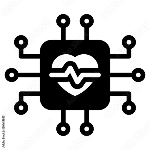 Heart Rate Monitoring Technology Illustration