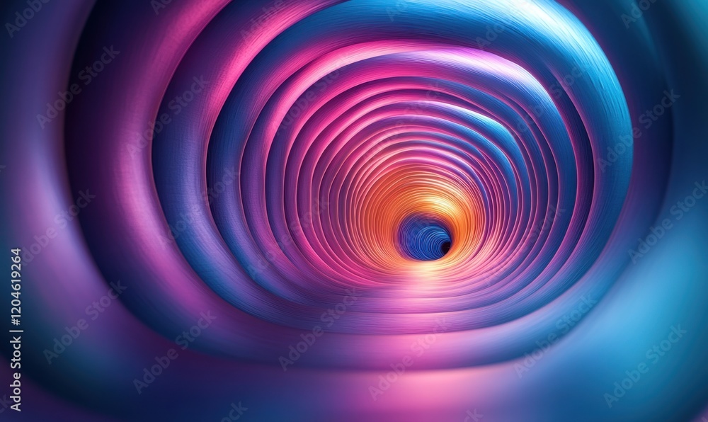 Surreal Concentric Circles Blue Purple Ambient Lighting Abstract Expressionism Surreal Concentric Circles Blue Purple Ambient Lighting Abstract Expressionism