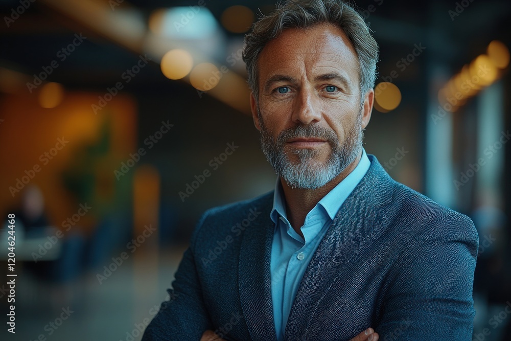Professional Speaker Delivering a Business Presentation in a Modern Conference Room Professional Speaker Delivering a Business Presentation in a Modern Conference Room