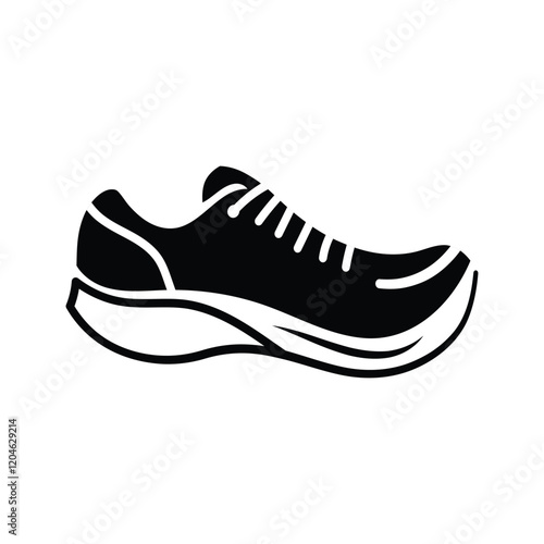 Shoe icon logo design template isolated illustration