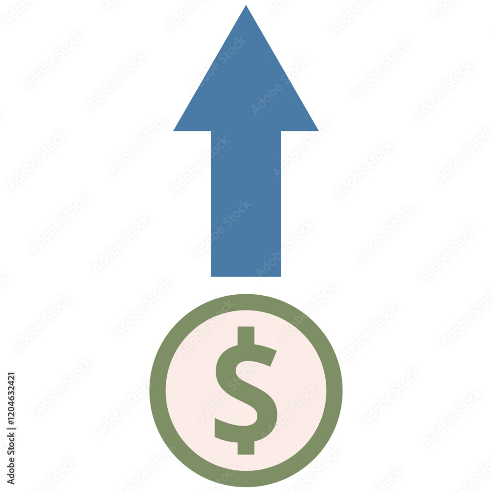 FInancial analysis icon vector FInancial analysis icon vector