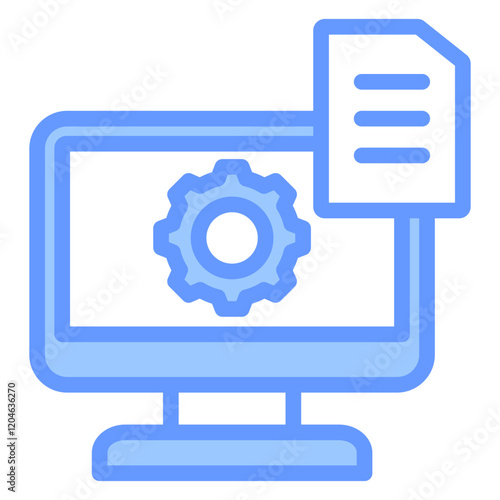 Primary Data Blue Icon