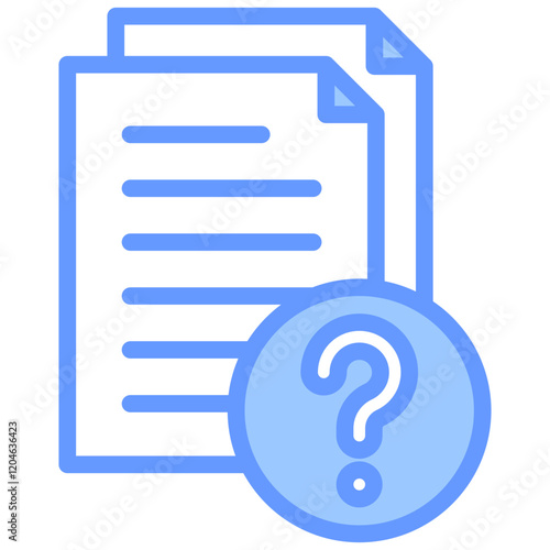 Data Anonymization Blue Icon