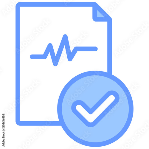Data Normalization Blue Icon