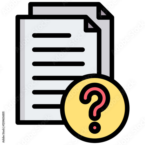 Data Anonymization Outline Color Icon