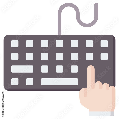 Data Entry Flat Icon