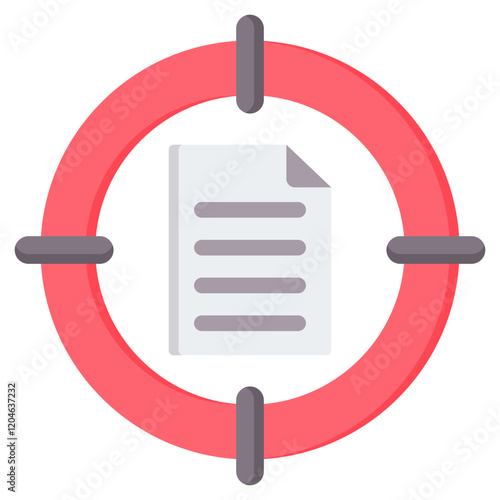 Data Accuracy Flat Icon