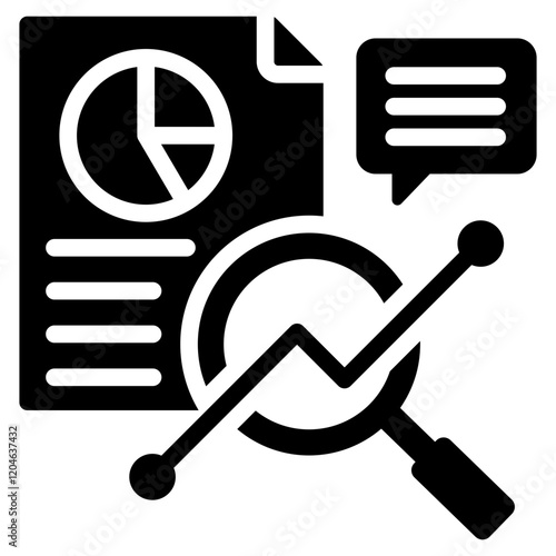 Quantitative Data Glyph Icon
