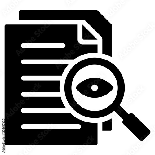 Observation Glyph Icon