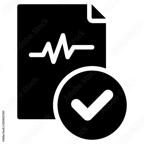 Data Normalization Glyph Icon