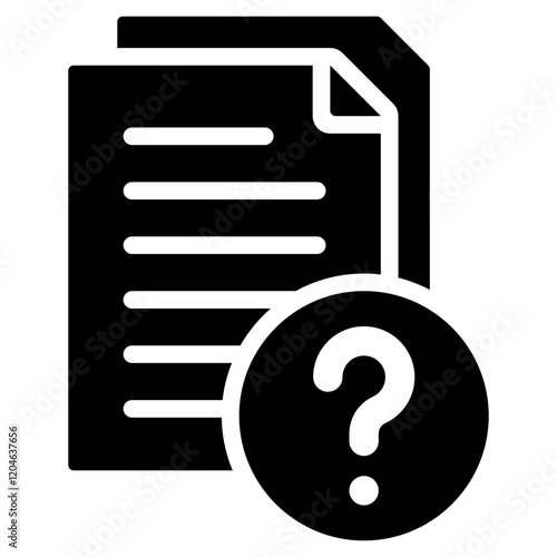 Data Anonymization Glyph Icon