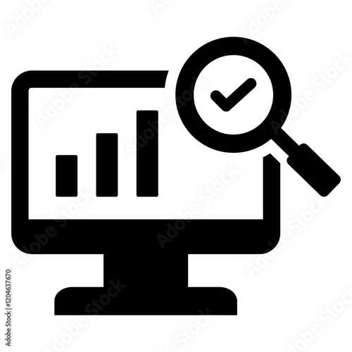 Data Integrity Glyph Icon