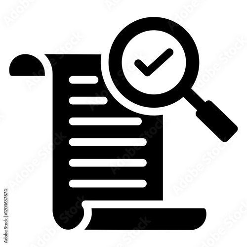 Data Validity Glyph Icon