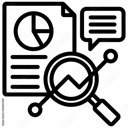 Quantitative Data Outline Icon