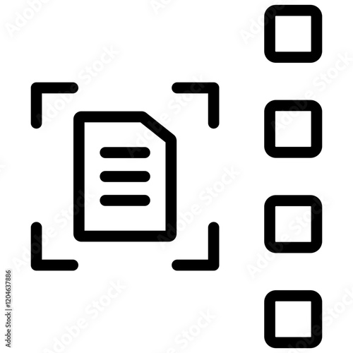 Sampling Outline Icon