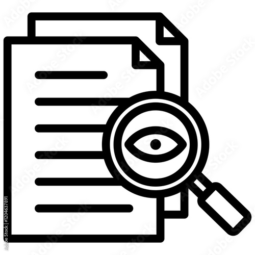 Observation Outline Icon