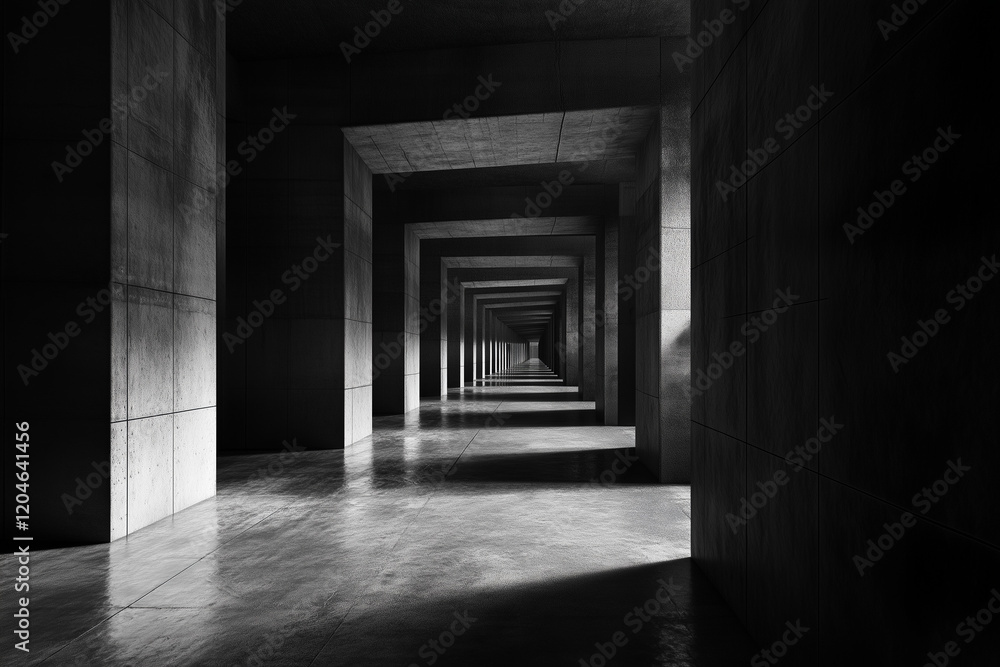 Hidden Underground Pathway with Industrial Drainage Systems in a Mysterious Setting Hidden Underground Pathway with Industrial Drainage Systems in a Mysterious Setting