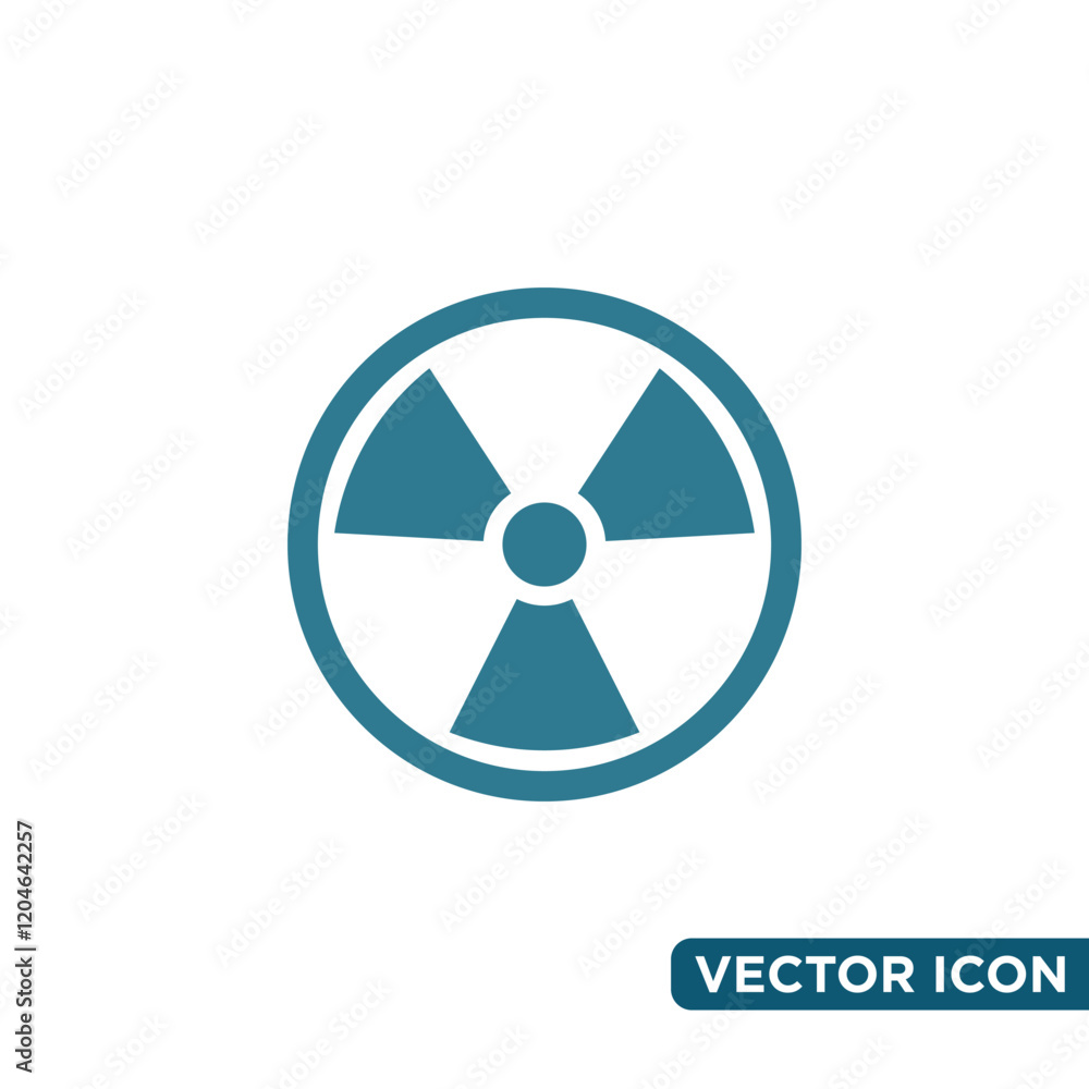 Simple Radiation Icon Design Template Simple Radiation Icon Design Template