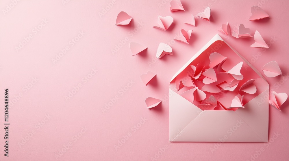 Valentine’s Day greeting card background template with heart shape Valentine’s Day greeting card background template with heart shape