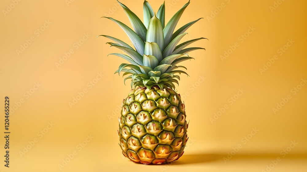 pineapple on a wooden table pineapple on a wooden table