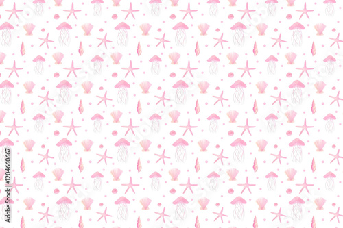 Seamless  flower pattern for textiles print and all over high print,  photo