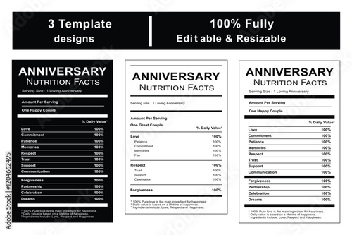 Anniversary Nutrition Facts Label Insights for Healthy Celebrations, anniversary celebration facts, party facts label, celebration label design, anniversary label ideas, special occasion facts