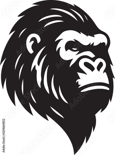 Wallpaper Mural gorilla head tattoo Torontodigital.ca