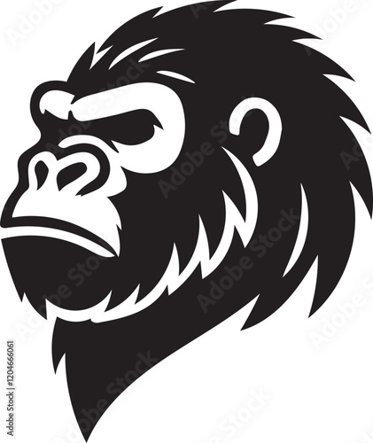 Wallpaper Mural head of a gorilla Torontodigital.ca