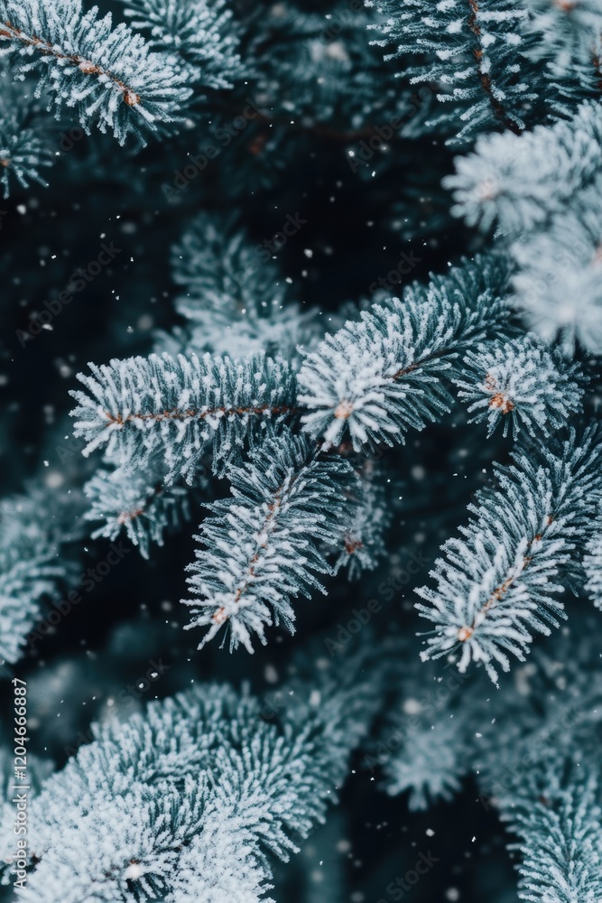 Trees covered by heavy snow in winter forest Trees covered by heavy snow in winter forest