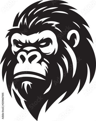 Wallpaper Mural gorilla head tattoo Torontodigital.ca