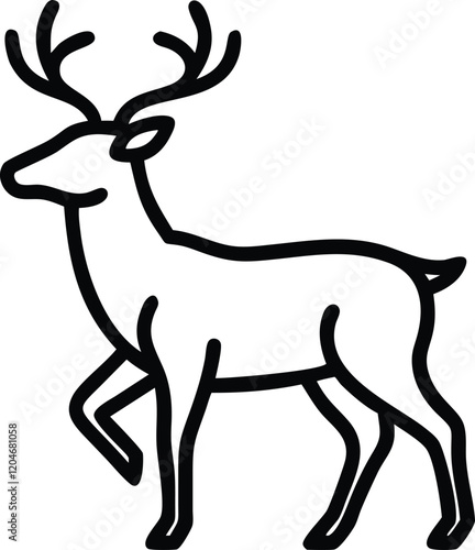 deer outline icon