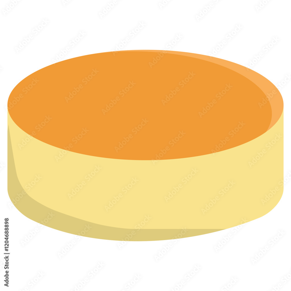 Japanese cheese cake vector Japanese cheese cake vector