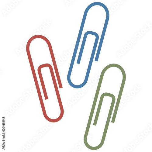 Wallpaper Mural paper clip vector Torontodigital.ca