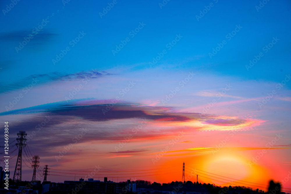 Naklejka premium Morning Glow