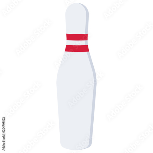 bowling pins isolated on white