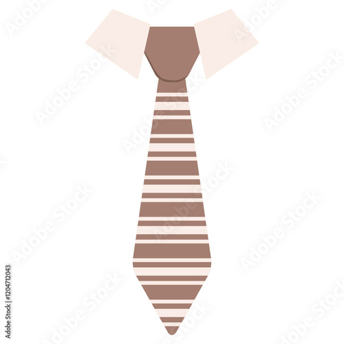 patterned tie vector