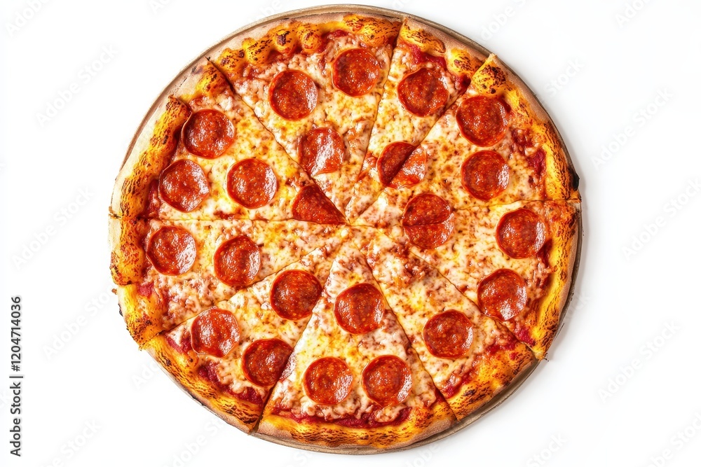An overhead perspective of a supreme pizza An overhead perspective of a supreme pizza