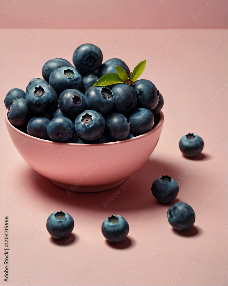 Blueberries with a simple backdrop, ideal for advertisements. Blueberries with a simple backdrop, ideal for advertisements.
