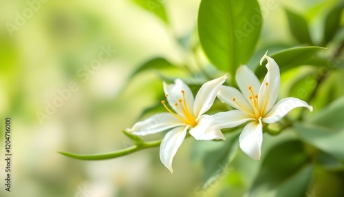 The Beauty of Flowering and Fruiting Vanilla Plants