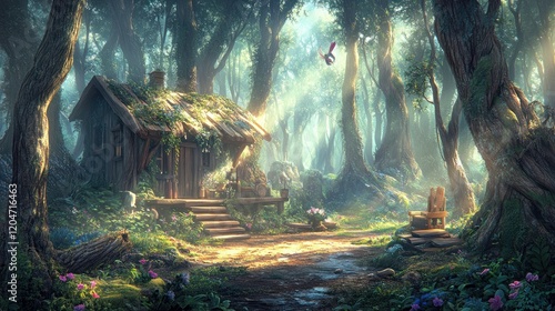 Enchanted Forest Cottage: A Mystical Haven