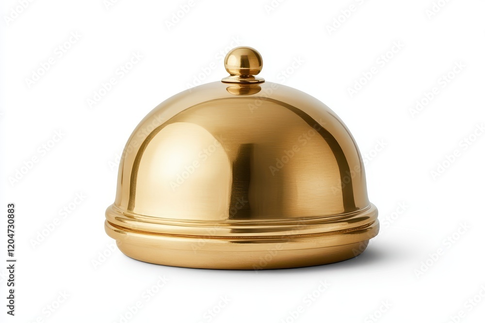 Isolated gold bell on white background with clipping path Isolated gold bell on white background with clipping path