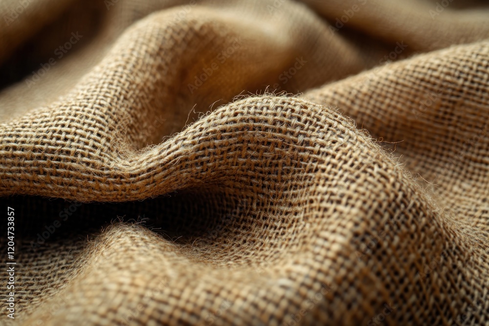 Textured Burlap Fabric Close-Up Natural Lighting Cozy Rustic Atmosphere Detailed Weave Patterns Textured Burlap Fabric Close-Up Natural Lighting Cozy Rustic Atmosphere Detailed Weave Patterns